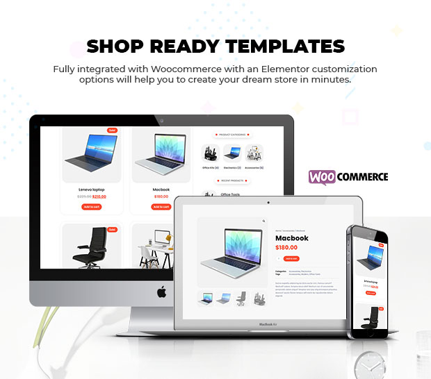 agence html woocommerce pages