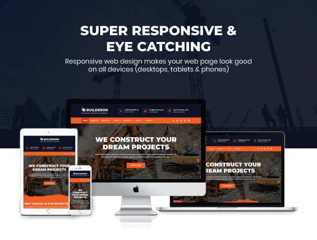 Builderon – Construction And Industry HTML Template