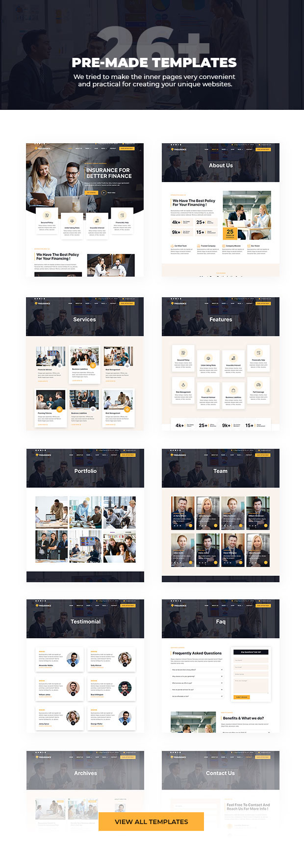 Finsurance - Insurance Agency & Finance HTML Template