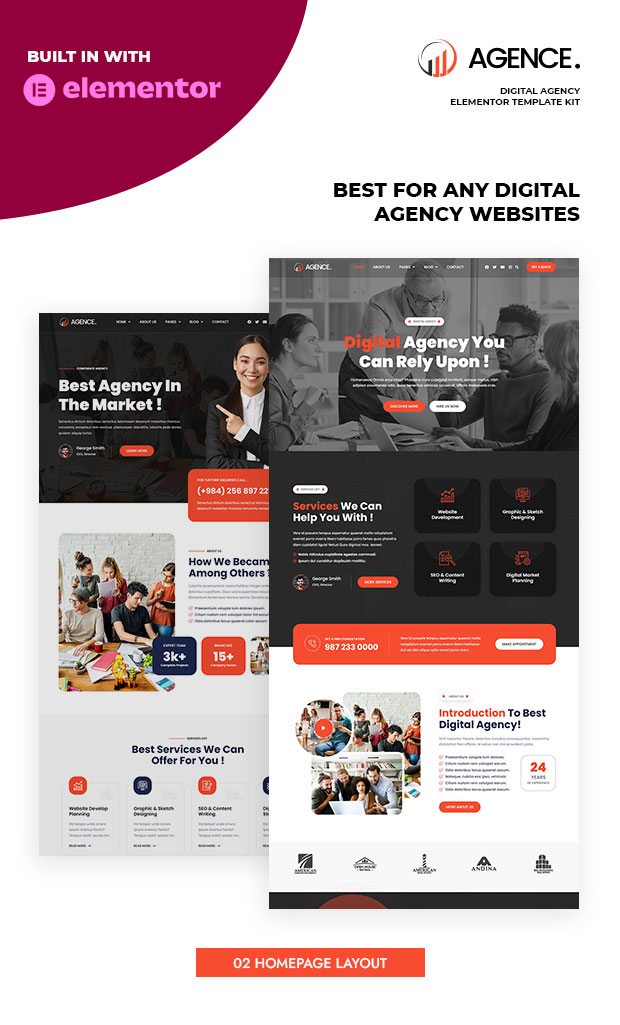 agence home pages
