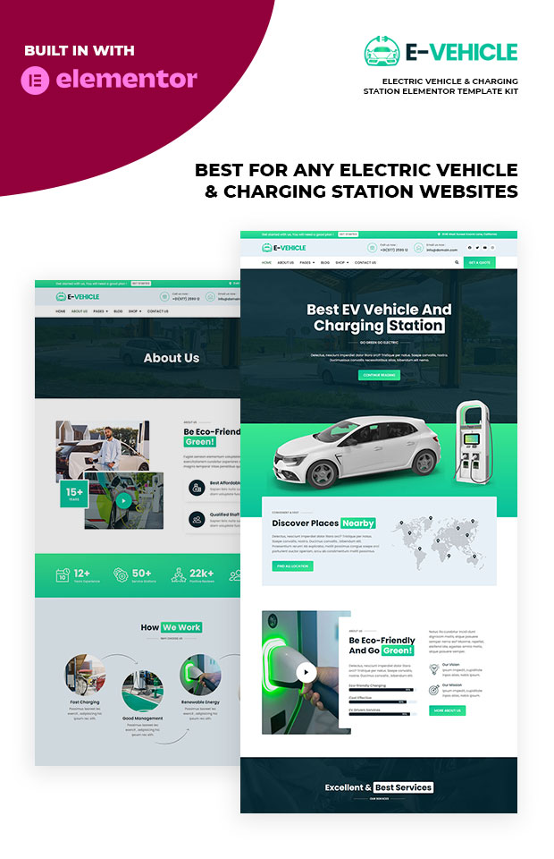 evehicle home pages
