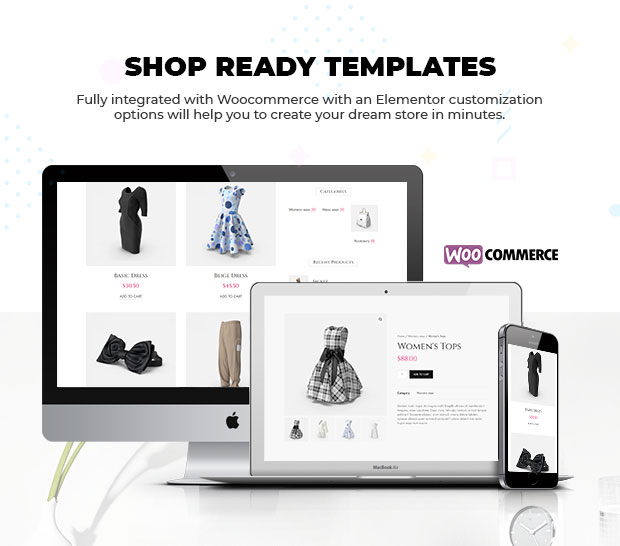 fashionable woocommerce pages