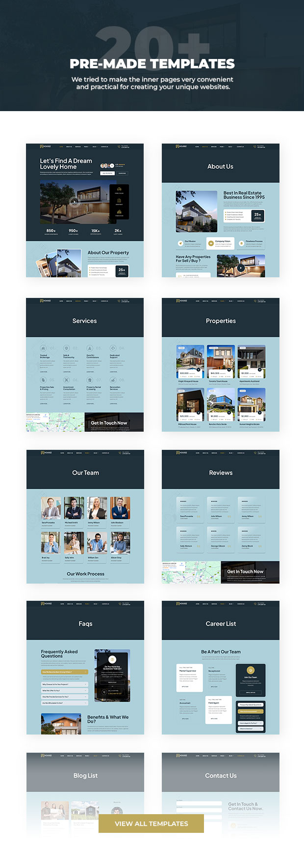 Housez - Real Estate & Property Elementor Template Kit