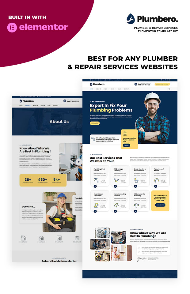 plumbero home pages