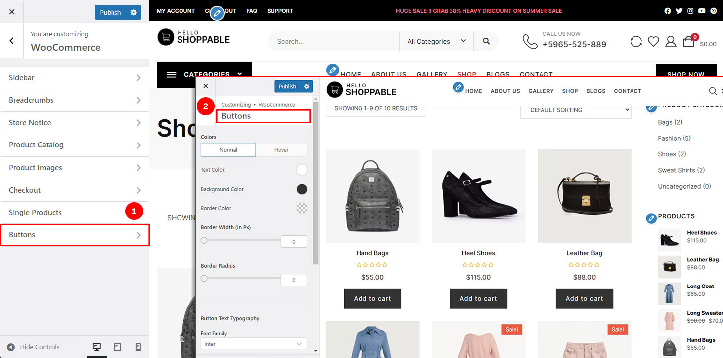 Woocommerce Button How To Setup Buttons WooCommerce – Bosa Themes