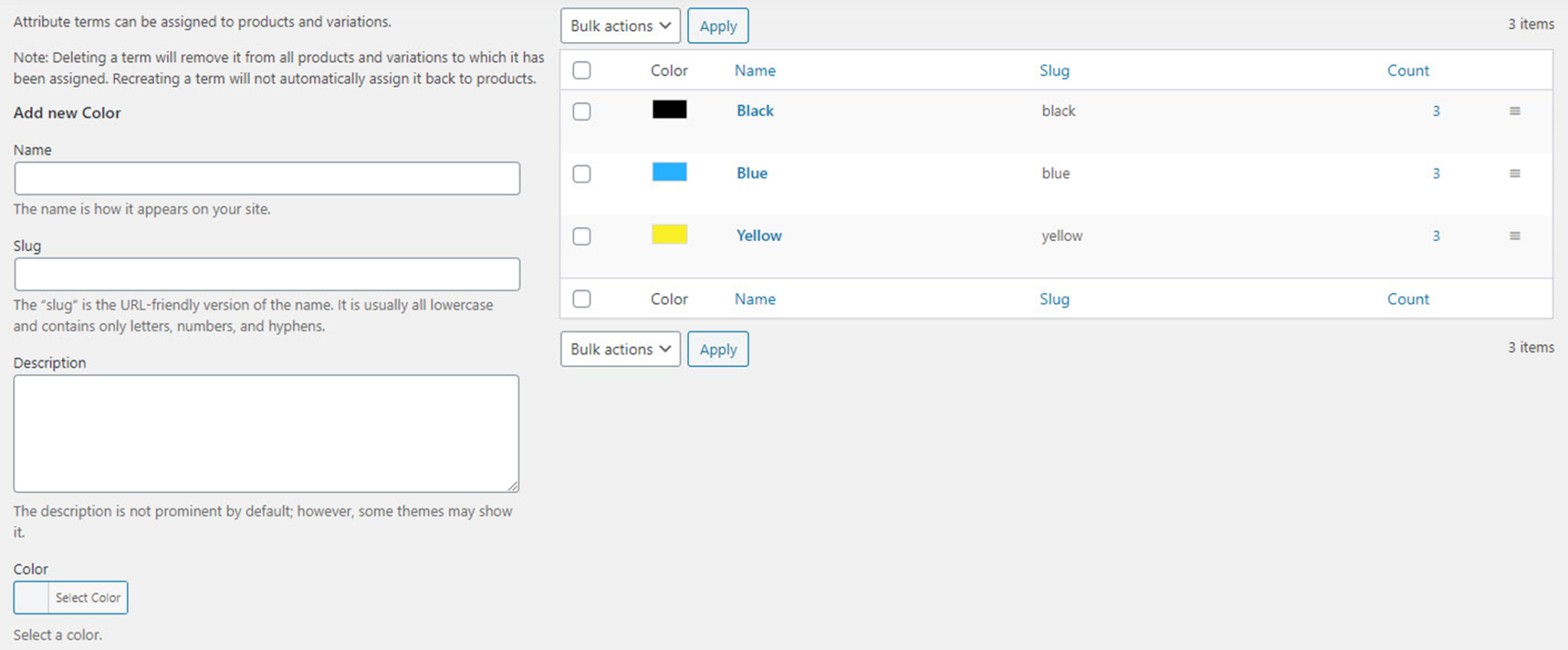 How To Setup Variation Swatches – Bosa Themes