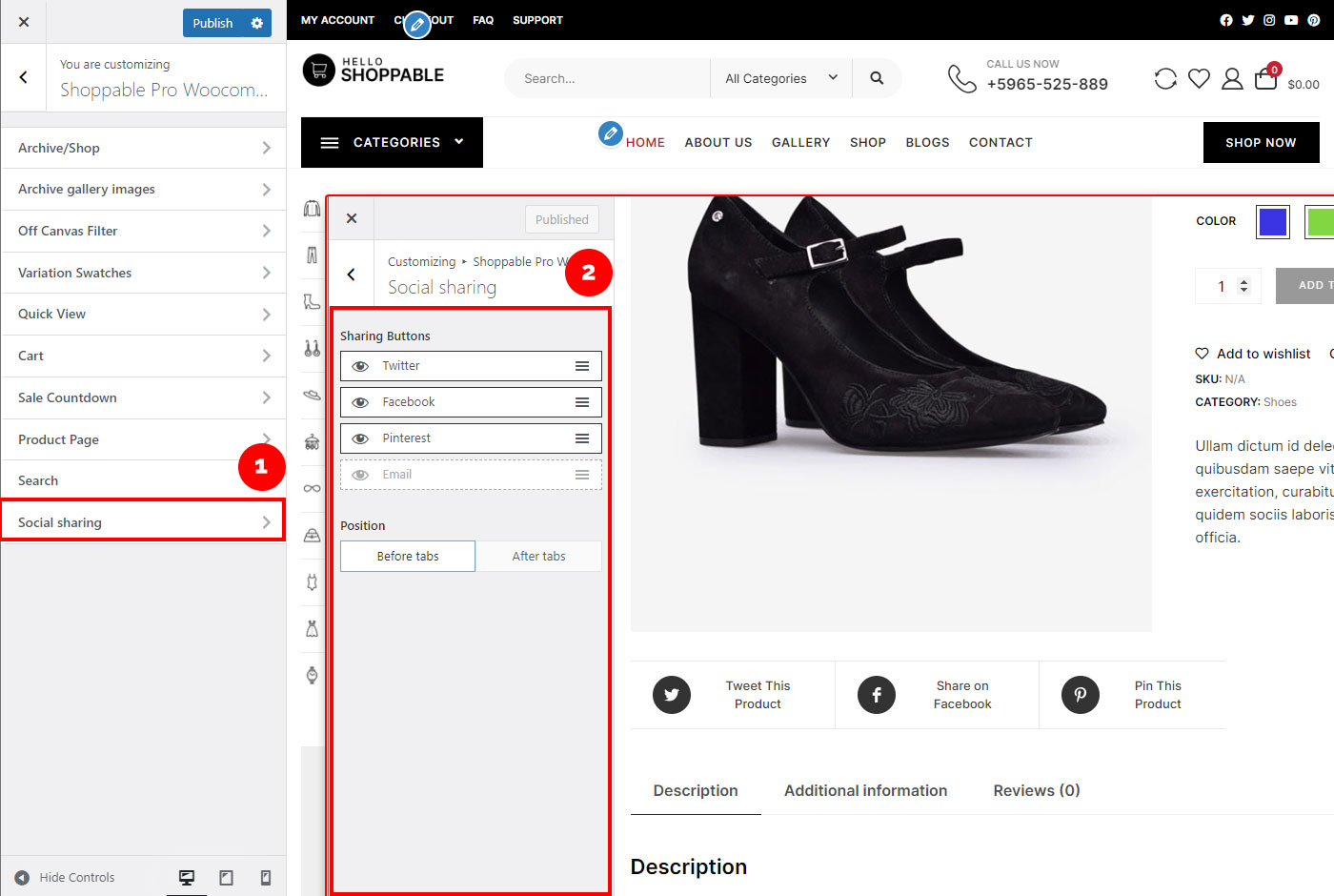 How To Setup Social Sharing – Bosa Themes